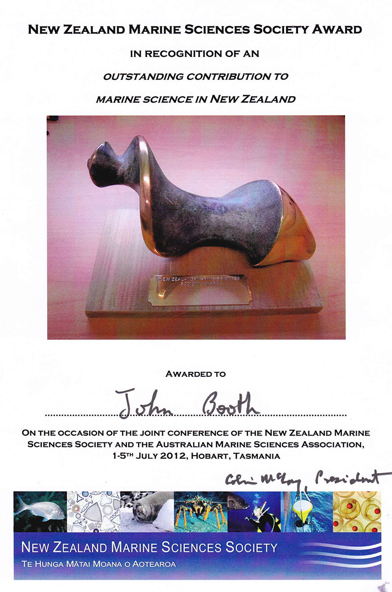 John Booth award